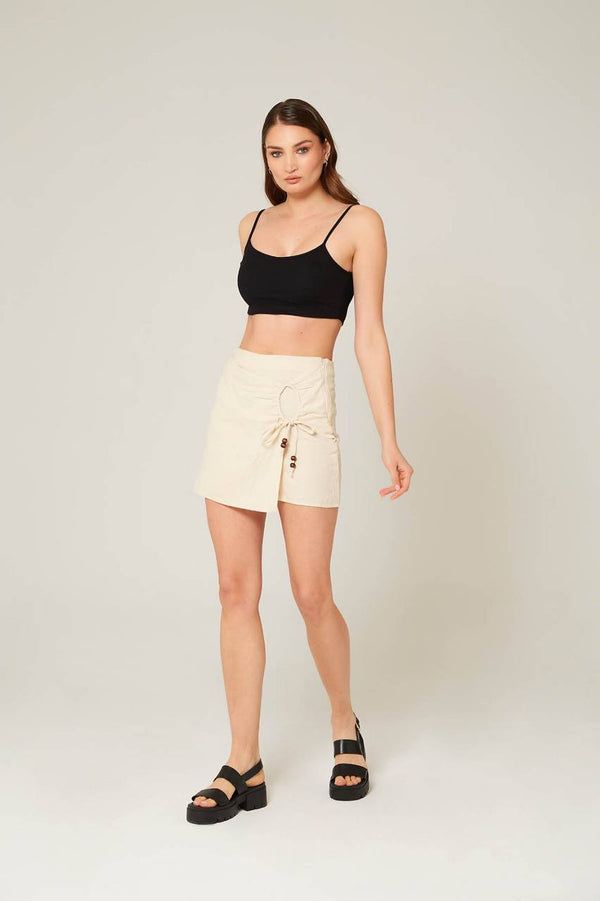 Skirt with Tie Detail