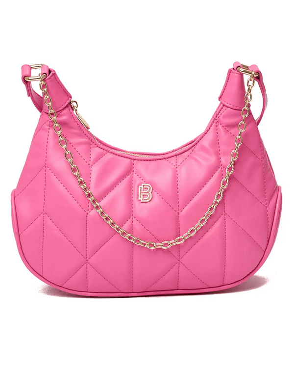 Parallelogram Shaped Shoulder Bag with Chain Strap