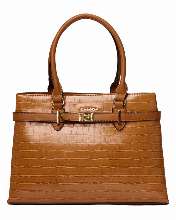 Crocodile Pattern Shoulder Bag