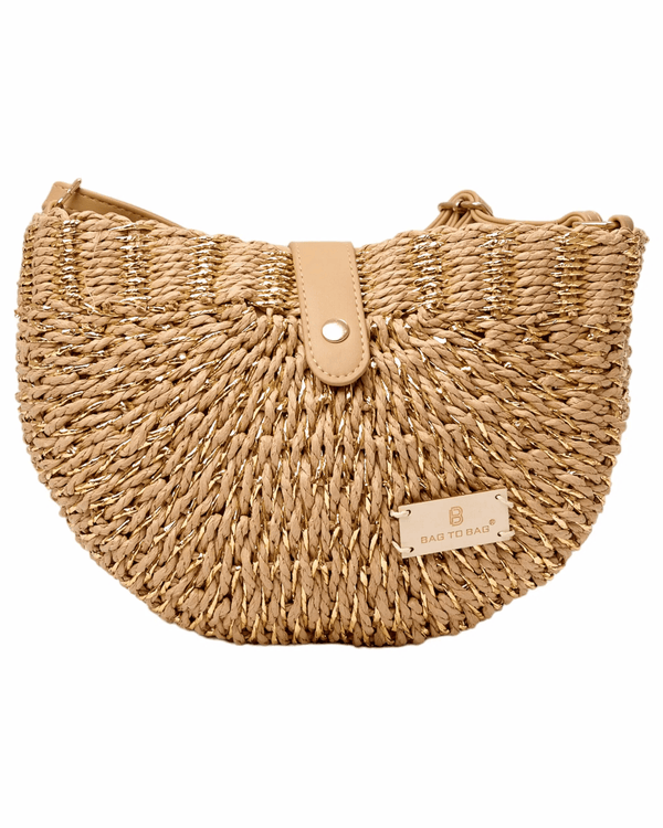 Straw Crossbody Bag