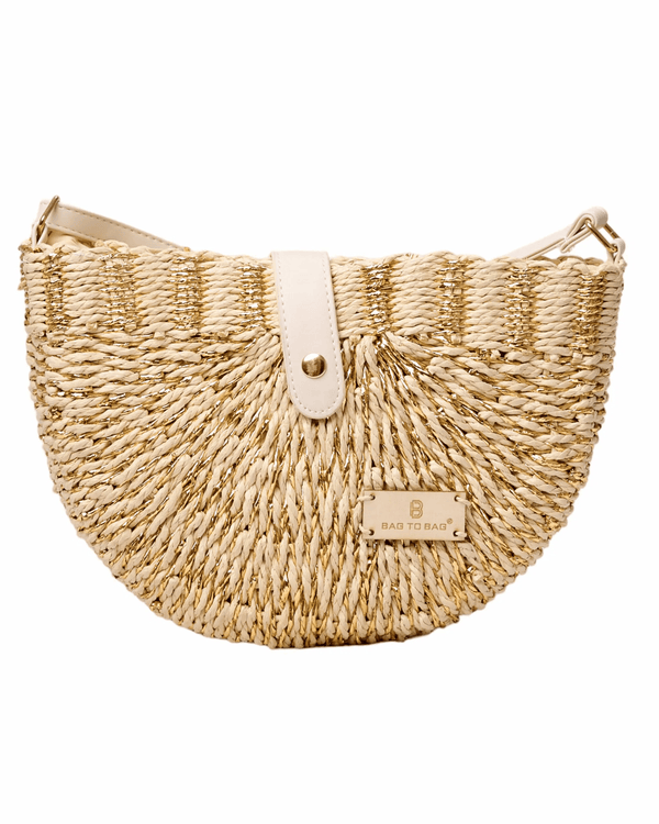 Straw Crossbody Bag