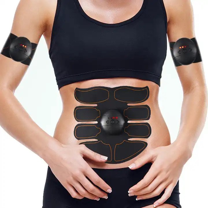 EMS Muscle Abdominal Trainer With 8 Muscle Pads