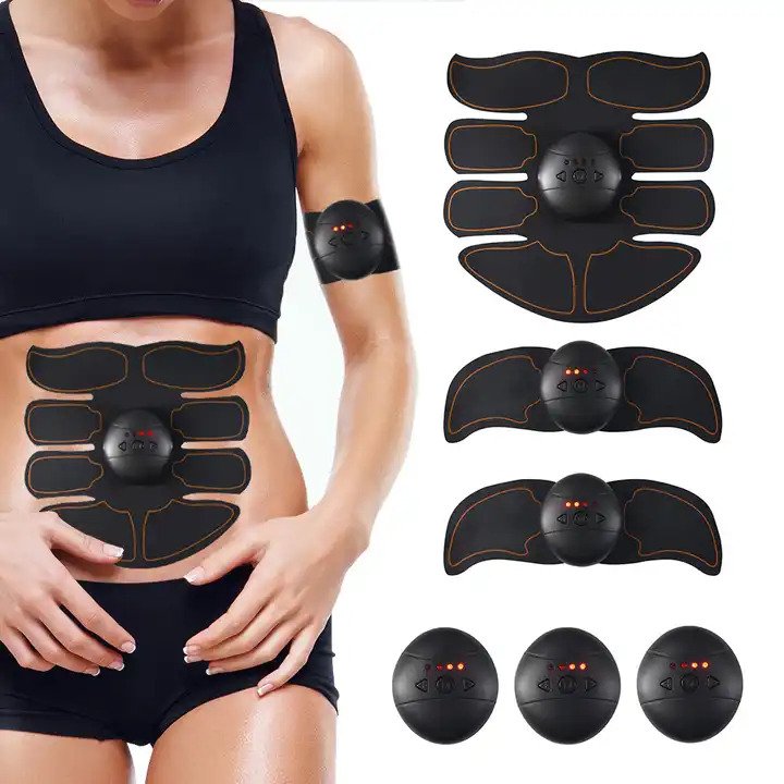 EMS Muscle Abdominal Trainer With 8 Muscle Pads