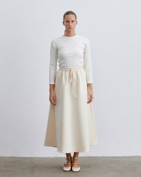 Bone Puff Pocket Bell Skirt